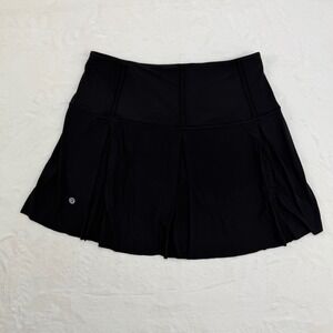 Lululemon Black Tennis Skirt Size 6
